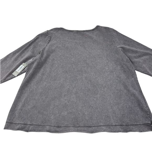 Ali Miles Dog Lovers Holiday Christmas City Scene Cotton Top Women's Size 2X - Picture 2 of 11